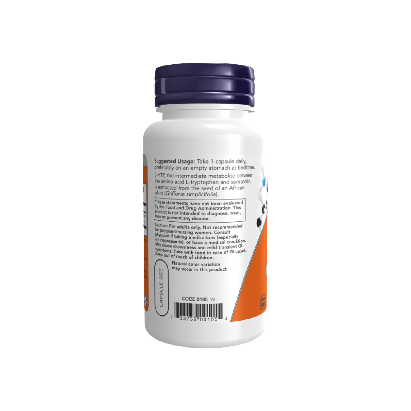 Melatonina 5 mg (60 VegCaps)/ Melatonin 5 mg