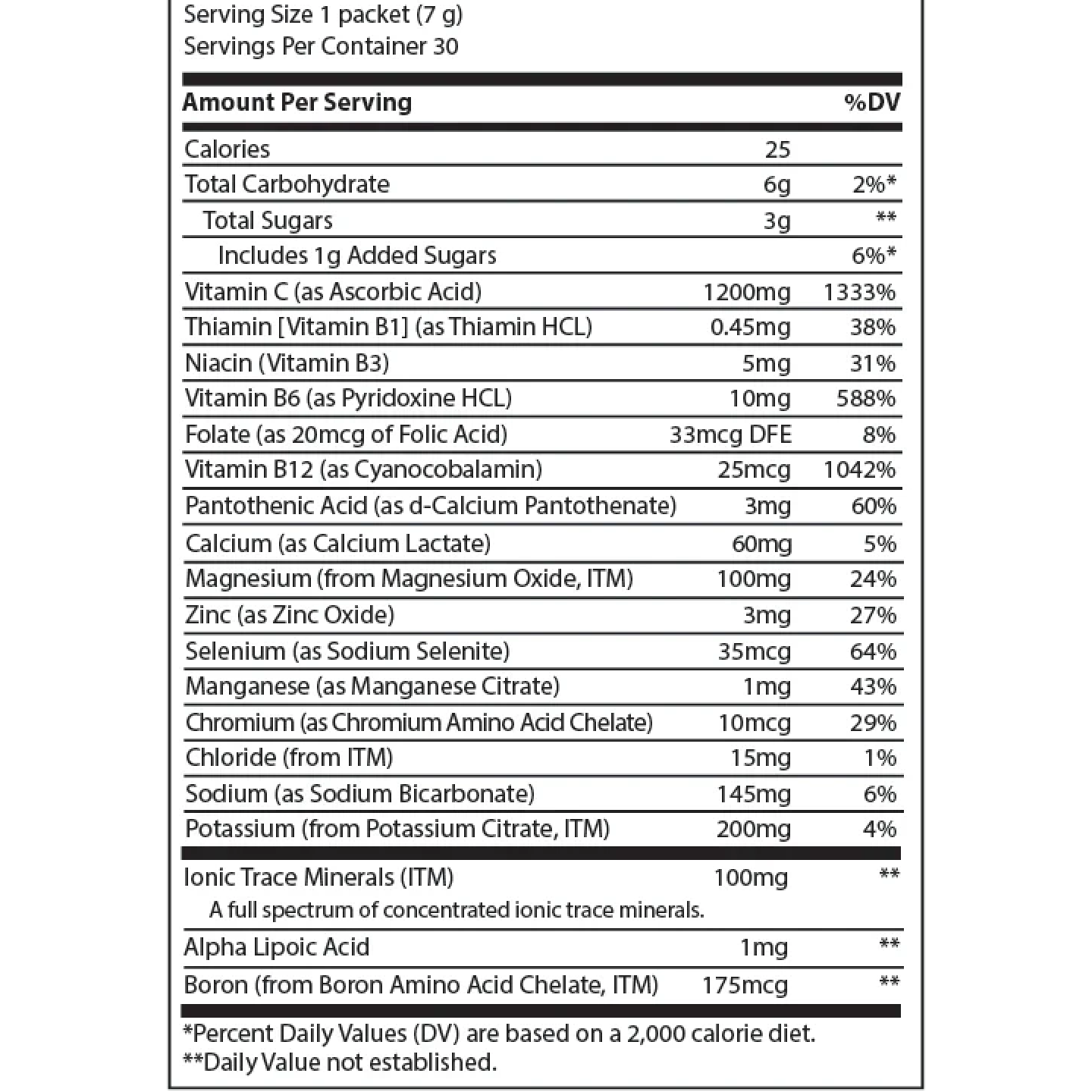 Electrolyte Stamina Power Pak Frutos Rojos ( VITAMINA C 1200MG) - Trace Minerals