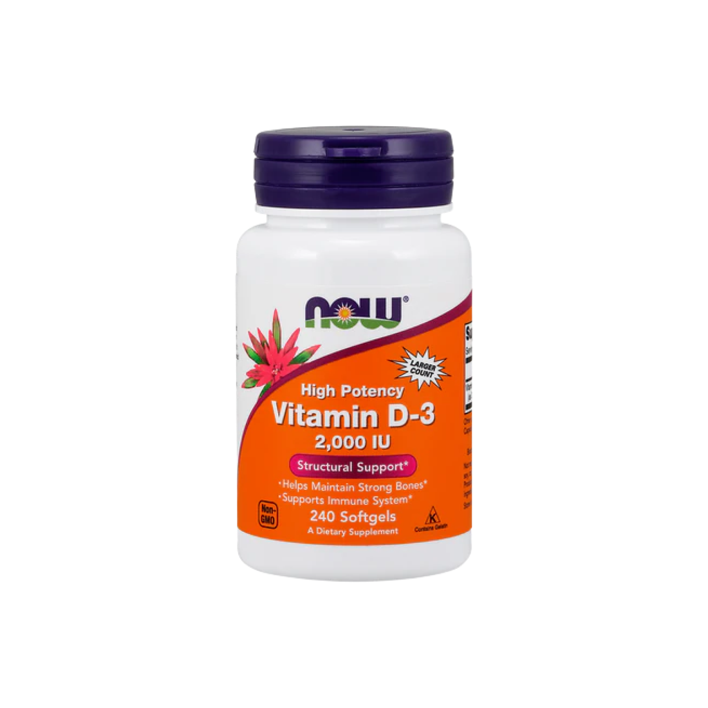 Vitamina D3 2000 UI (240 softgels)