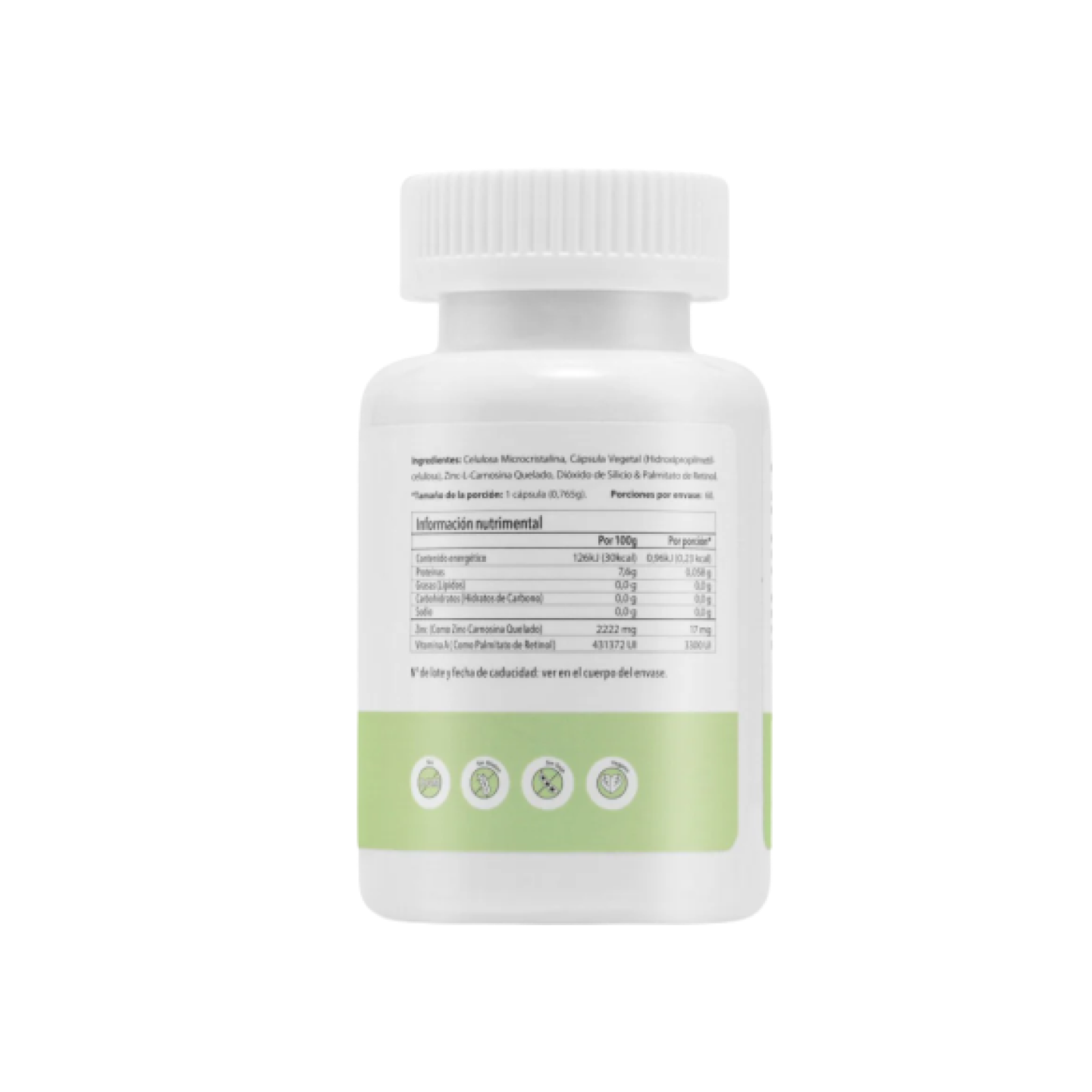 Pepcil-GI - Zinc Carnosina Quelado (60 cápsulas)