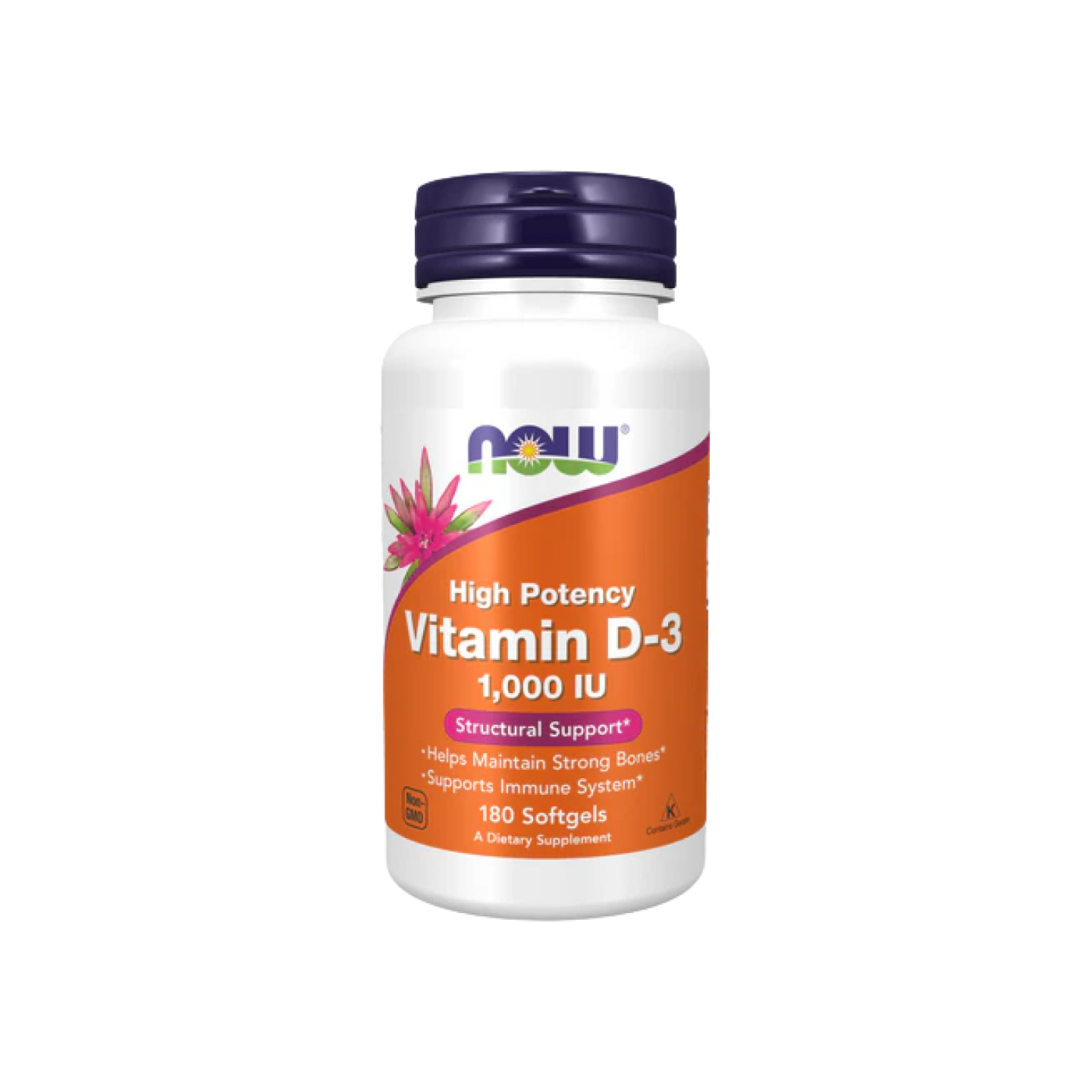 Vitamina D3 1000 IU (180 softgels) -GNAL-