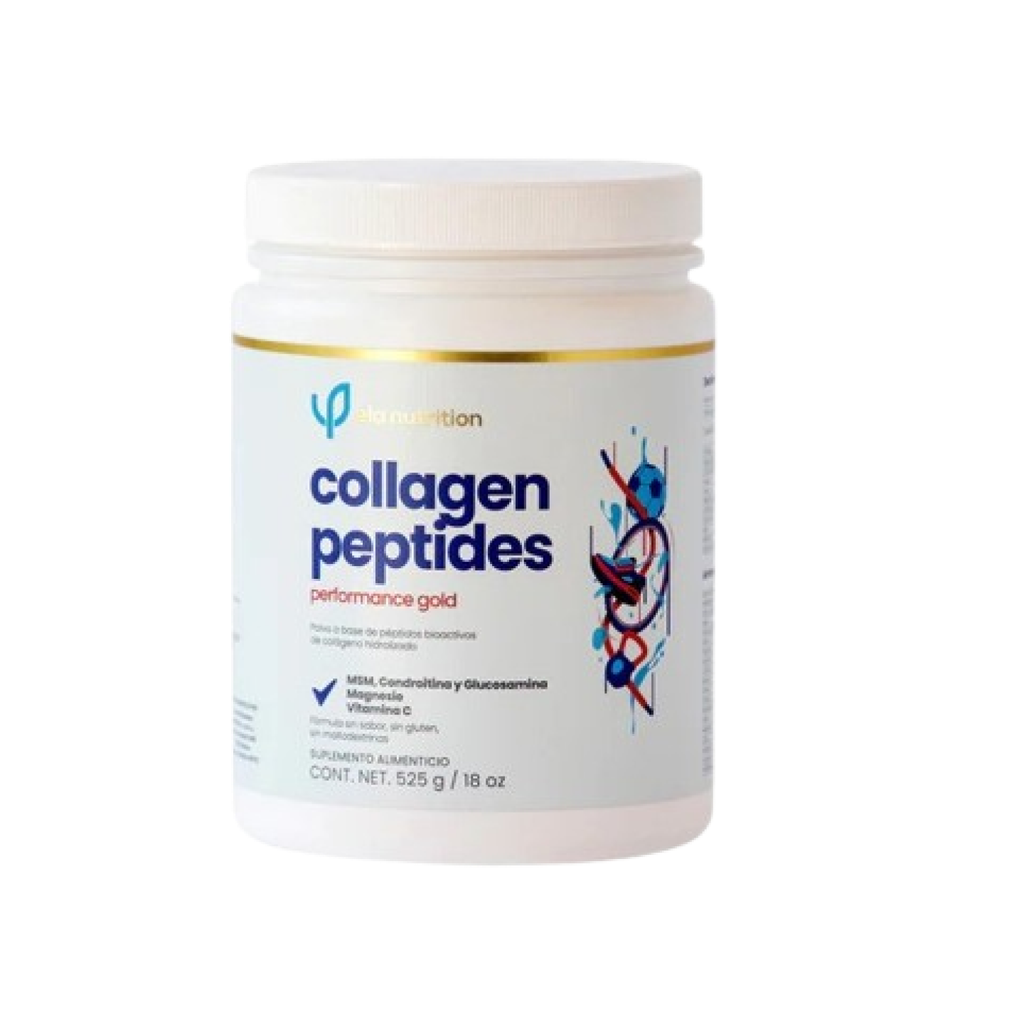 Collagen Peptides Performance Gold con Péptidos Bioactivos de Colágeno Hidrolizado