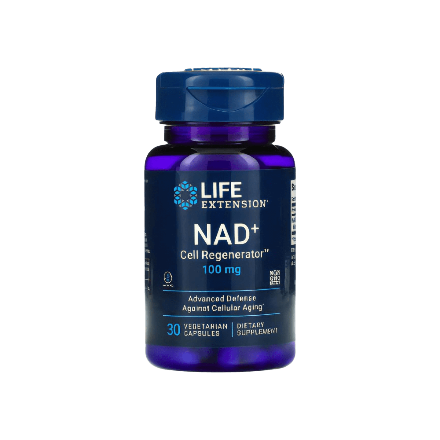 Regenerador celular NAD + 100 mg (30 vcaps)