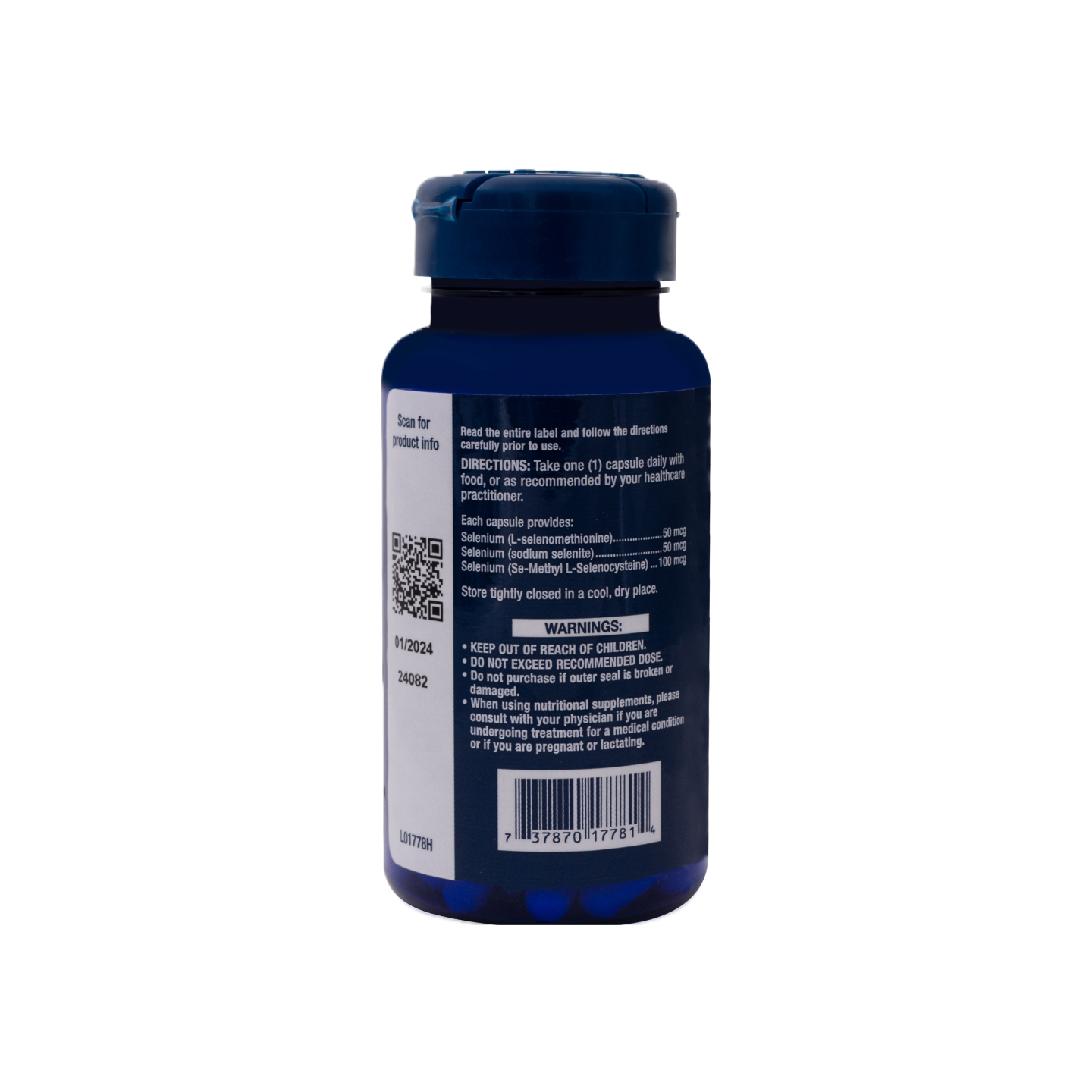 Súper Complejo de Selenio 200 mcg y Vitamina E-NUMG-