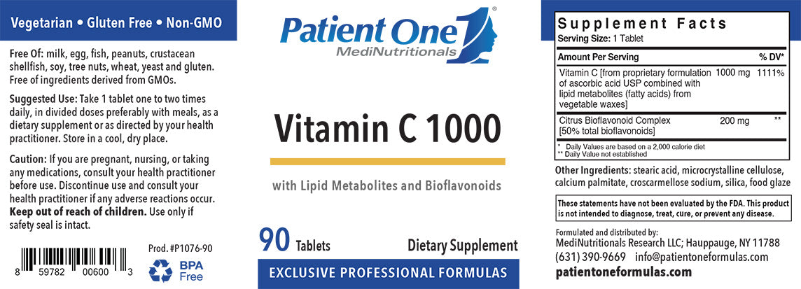 Vitamina C 1000 con Bioflavonoides -NAFA-