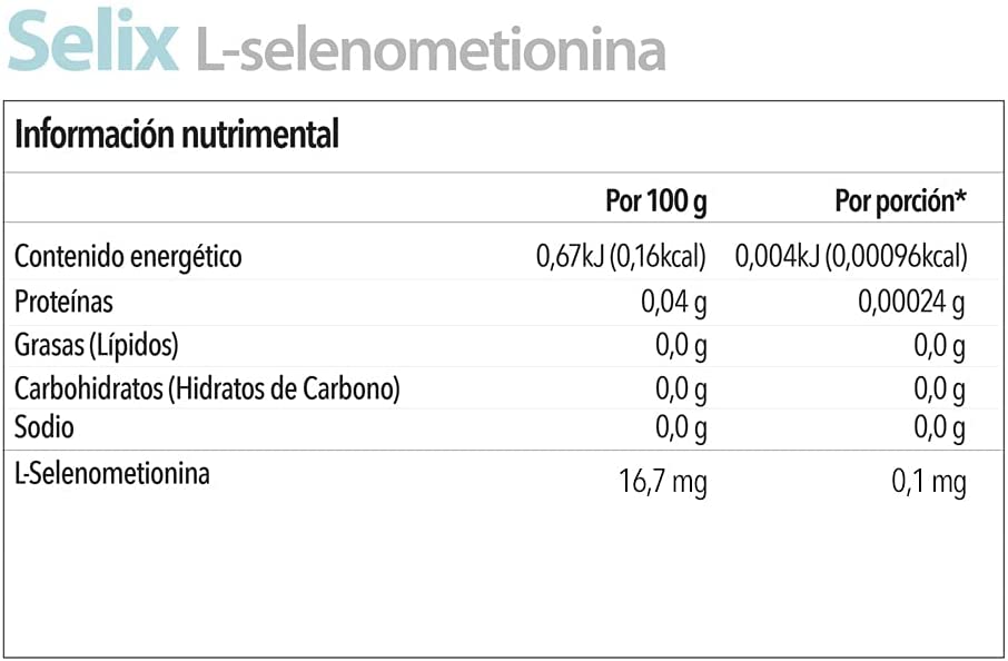 Selix | L-Selenometionina (60 cápsulas)
