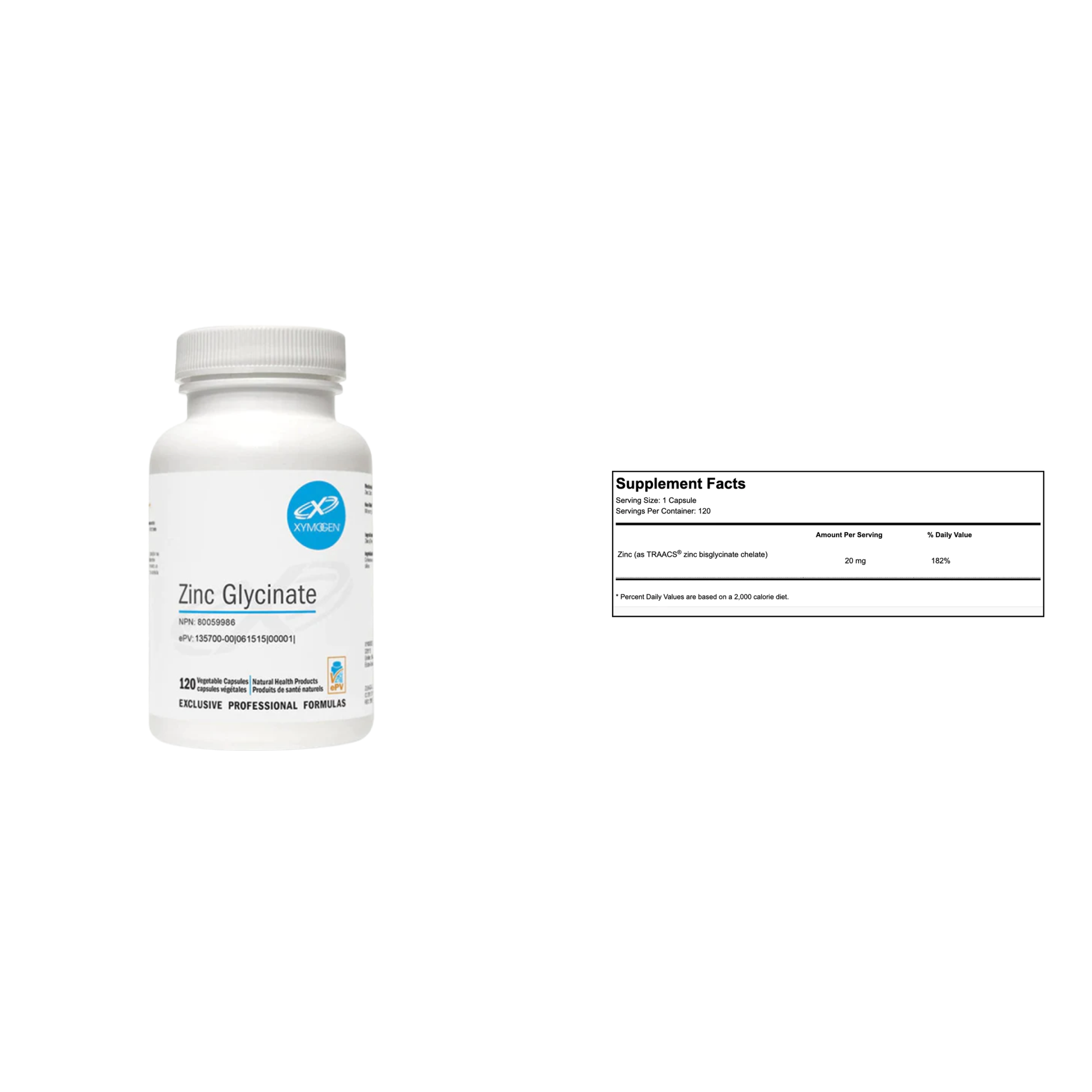 Glicinato de Zinc 30 mg