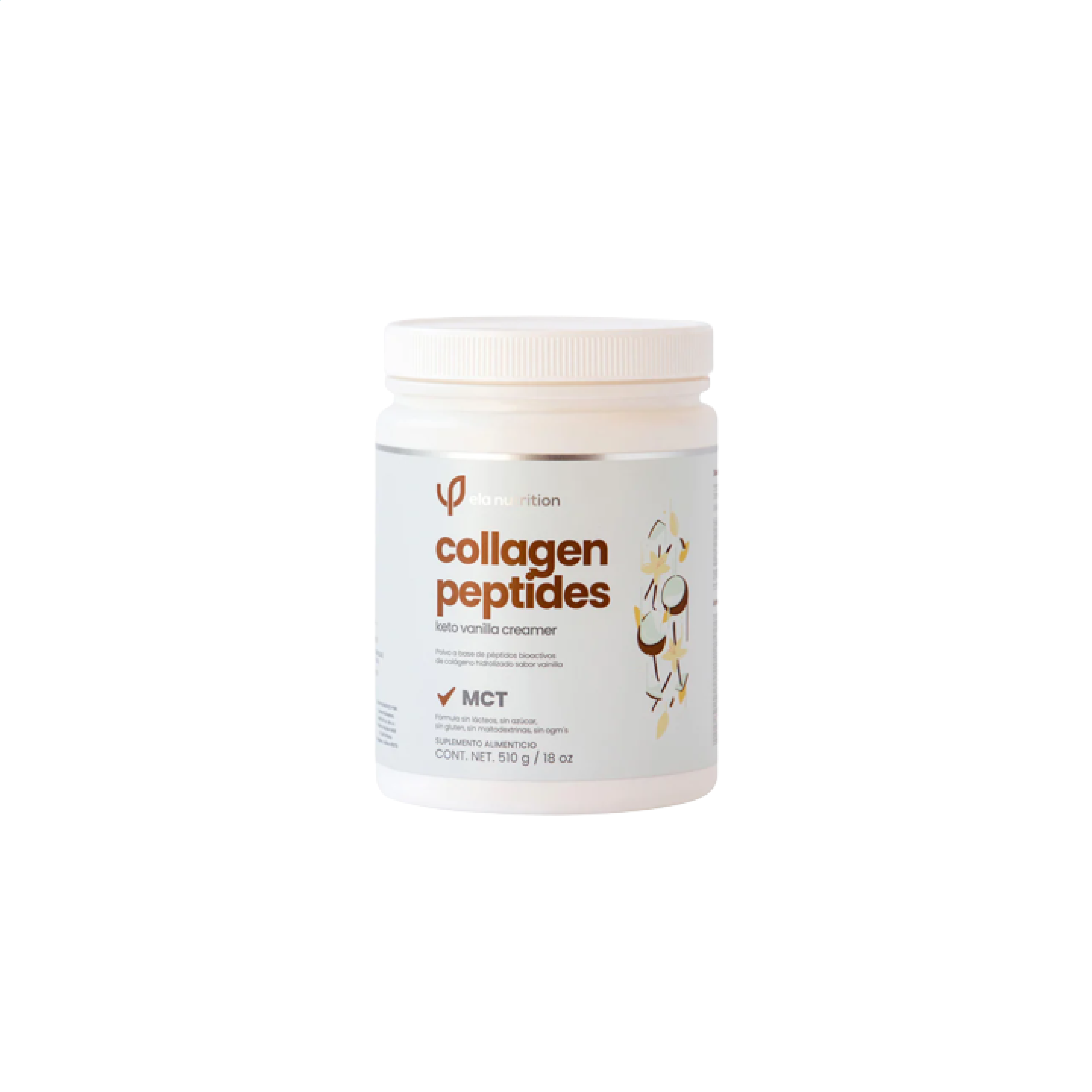 Collagen Peptides Keto Vanilla Creamer -KAZU-