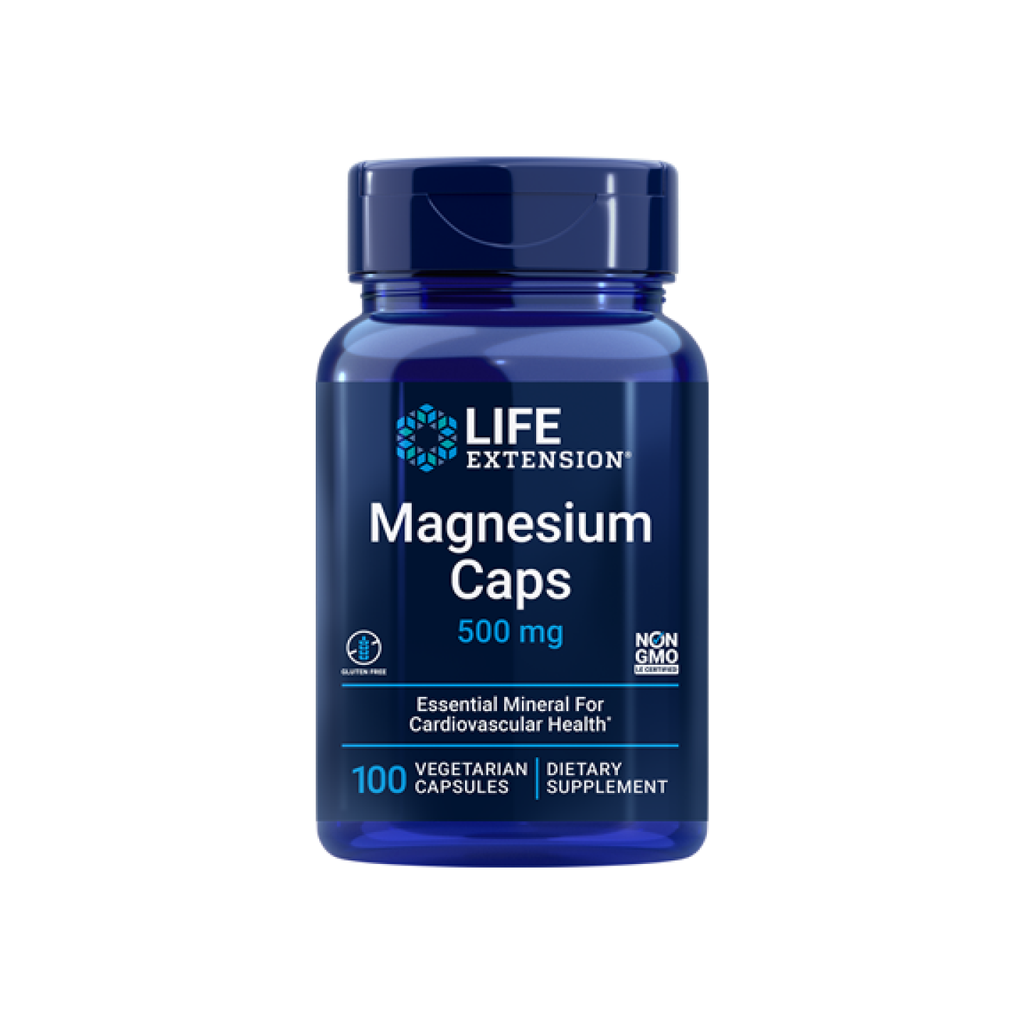 Magnesio 500 mg Life Extension (100 Capsulas) -CEGU-
