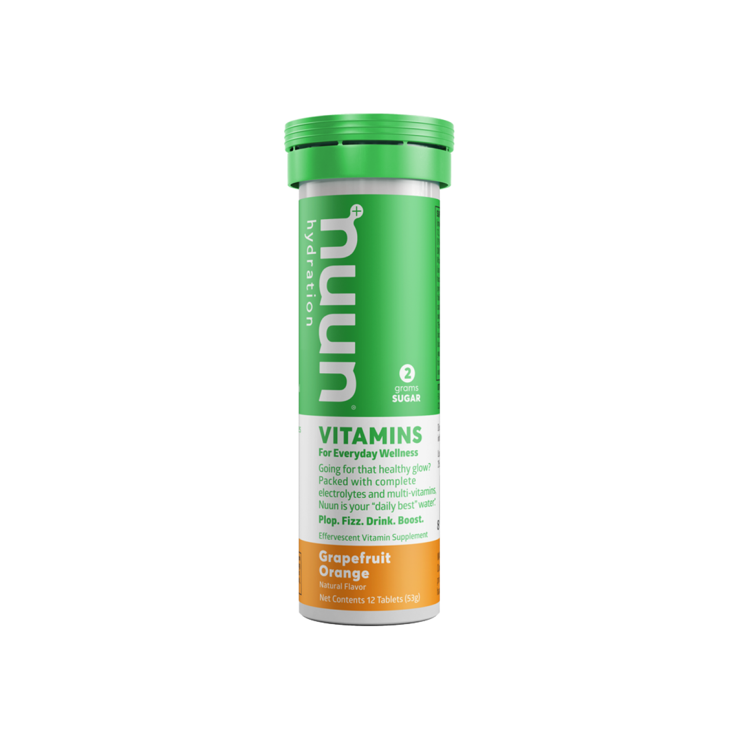 Pastillas Hidratantes con Vitaminas sabor Toronja y Naranja Nuun (12pz) -boyu.store-